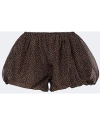 SIR. - Polka-Dot Silk Organza Shorts - Lyst