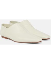 Dries Van Noten - Leather Slip-On Shoes - Lyst