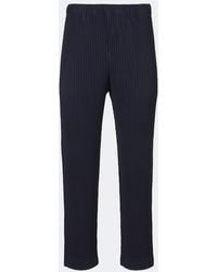 Homme Plissé Issey Miyake - Basics Pleated Straight Pants - Lyst