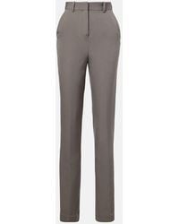 Calvin Klein - Schmale High-Rise-Hose Lucia Aus Wolle - Lyst