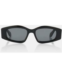 Alaïa - Logo Rectangular Sunglasses - Lyst