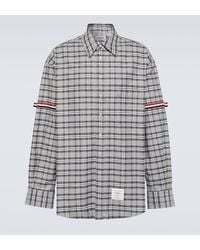 Thom Browne - Checked Cotton Shirt - Lyst