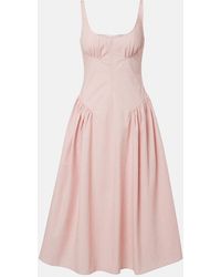 Proenza Schouler - Solira Seersucker Midi Dress - Lyst