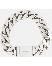 Saint Laurent - Bracciale A Catena - Lyst