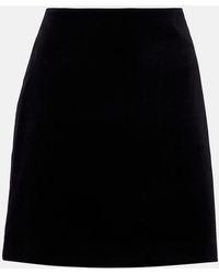 Blazé Milano - Coci Cotton Velvet Miniskirt - Lyst