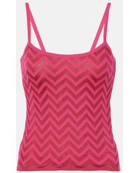 Missoni - Zig Zag Cotton-Blend Tank Top - Lyst