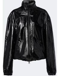 Courreges - Vinyl Blouson Jacket - Lyst