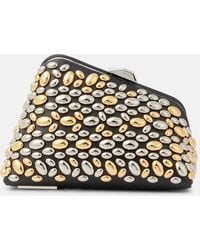 The Attico - Midnight Mini Embellished Clutch - Lyst