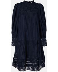 Ulla Johnson - Lace And Cotton Minidress - Lyst