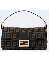 Fendi - Baguette 26424 Small Canvas Shoulder Bag - Lyst