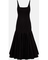 Jacquemus - Agave Cotton Poplin Midi Dress - Lyst
