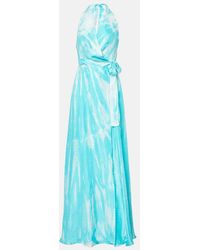 Anna Kosturova - Silk Maxi Dress - Lyst