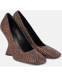 Dries Van Noten - Jacquard Wedge Pumps - Lyst