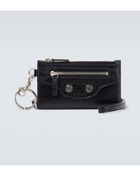 Balenciaga - Le Cagole Leather Card Holder - Lyst