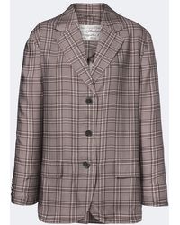 Acne Studios - Checked Blazer - Lyst