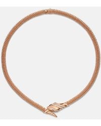 BVLGARI - Serpenti 18Kt Rose Necklace With Diamonds And Onyx - Lyst