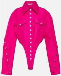 LAQUAN SMITH - Body Aus Satin - Lyst