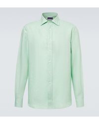 Ralph Lauren - Checked Linen Shirt - Lyst