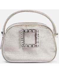 Roger Vivier - Viv' Ladybug Velvet Shoulder Bag - Lyst