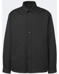 Fendi - Ff Zucca Jacquard Overshirt - Lyst