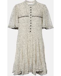 Isabel Marant - Daynia Polka-Dot Cotton Minidress - Lyst