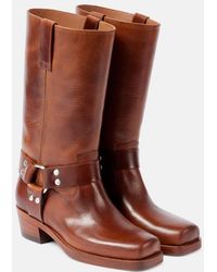 Paris Texas - Roxy 45 Leather Biker Boots - Lyst