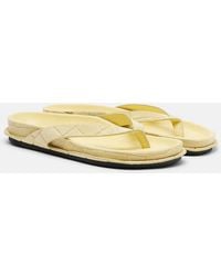 Jacquemus - Tatanes Suede Thong Sandals - Lyst