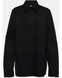 Jil Sander - Camisa De Lana Virgen - Lyst