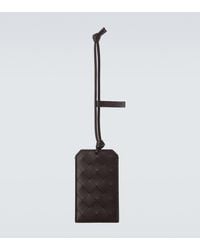 Bottega Veneta - Intrecciato Leather Badge Holder - Lyst
