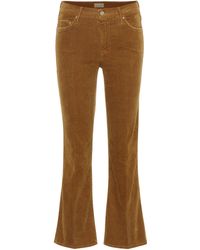Mother Kordhose The Outsider Crop - Braun