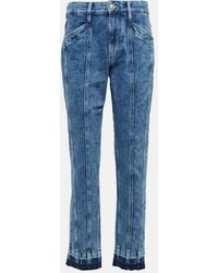 Isabel Marant - Sulanoa Mid-Rise Slim Jeans - Lyst