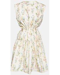 Agua Bendita - Sucre Pradera Cotton Poplin Minidress - Lyst