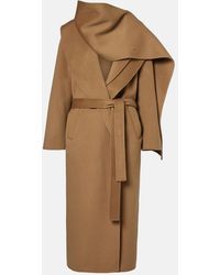 Rohe - Scarf-Detail Wool And Cashmere Wrap Coat - Lyst