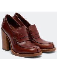 Dries Van Noten - Loafer-Pumps Aus Leder - Lyst