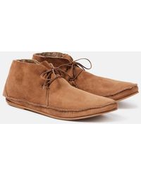 The Row - Tyler Shearling-Lined Suede Moccasins - Lyst