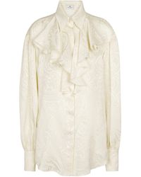 Etro Paisley Silk Shirt - White
