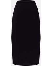 Max Mara - Otre Wool Midi Skirt - Lyst