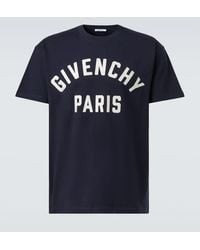 Givenchy - T-Shirt Paris Aus Baumwoll-Jersey - Lyst