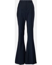 Sportmax - Aeroso1234 Wool-Blend Flared Pants - Lyst