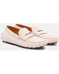 Tod's - Gommino Bubble Suede Driving Shoes - Lyst