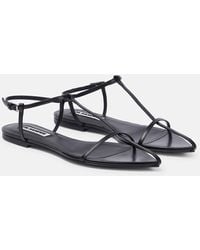 Jil Sander - Flat Cage Sandals - Lyst