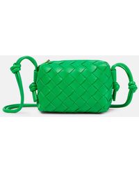 Bottega Veneta - Candy Loop Leather Crossbody Bag - Lyst