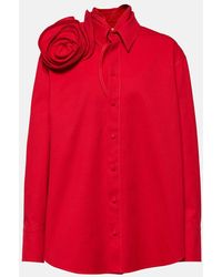 Valentino - Camicia oversize in cotone - Lyst