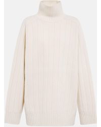 Totême - Ribbed Wool And Cashmere Sweater - Lyst