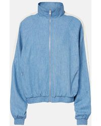 The Upside - Oracle Elias Hemp And Cotton Chambray Track Jacket - Lyst