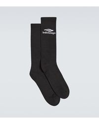 Balenciaga - 3B Sports Icon Ribbed-Knit Ski Socks - Lyst
