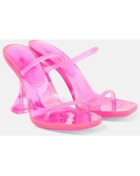 AMINA MUADDI - Brito Pvc Mules - Lyst