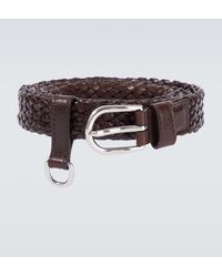 Prada - Braided Leather Belt - Lyst