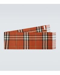 Burberry - Bufanda Check De Cachemir - Lyst