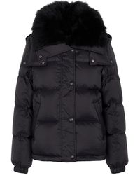 Yves Salomon - Army Shearling-trimmed Down Jacket - Lyst